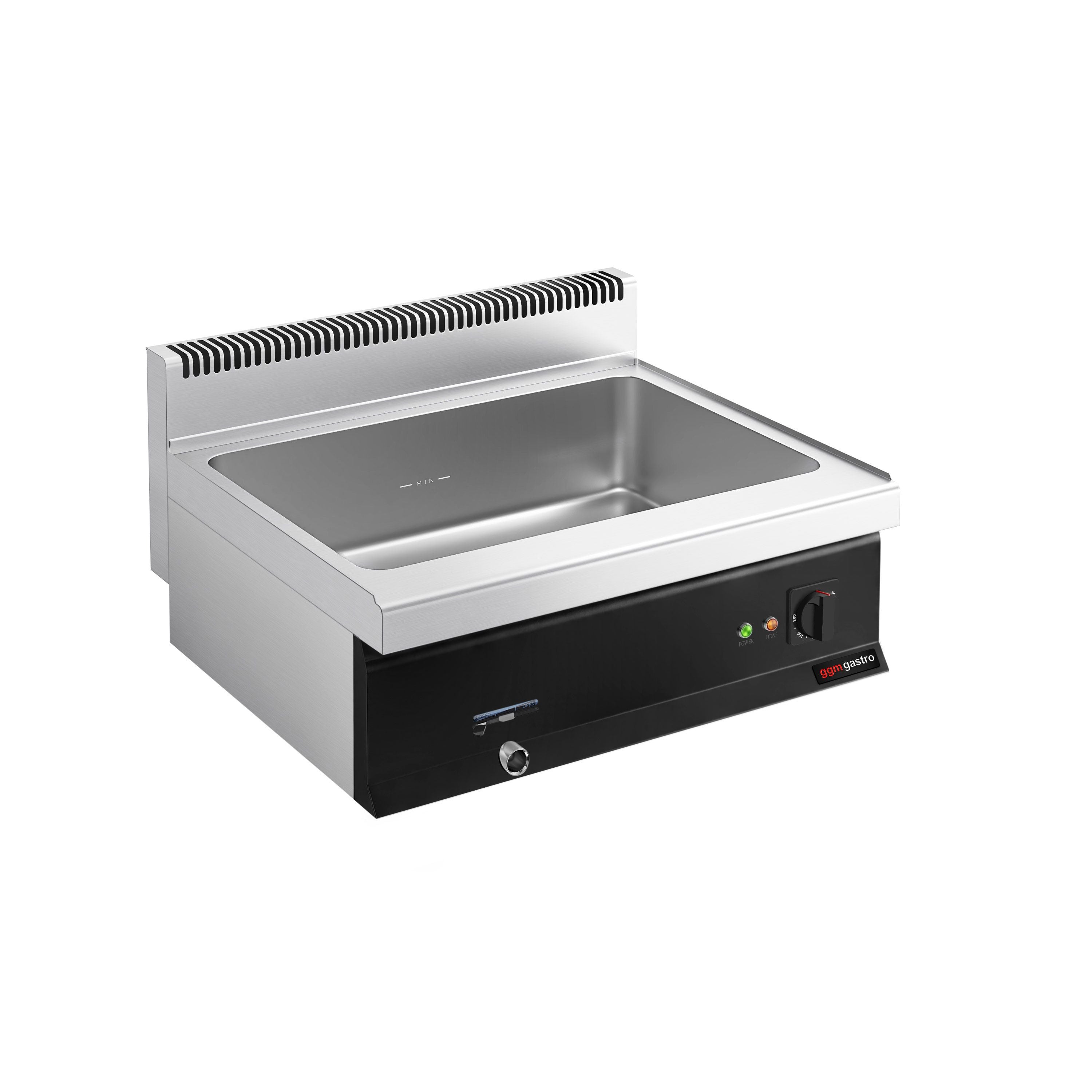 Baño maría de sobremesa 2x GN 1/1 2,4 kW GGM Gastro EBK873C