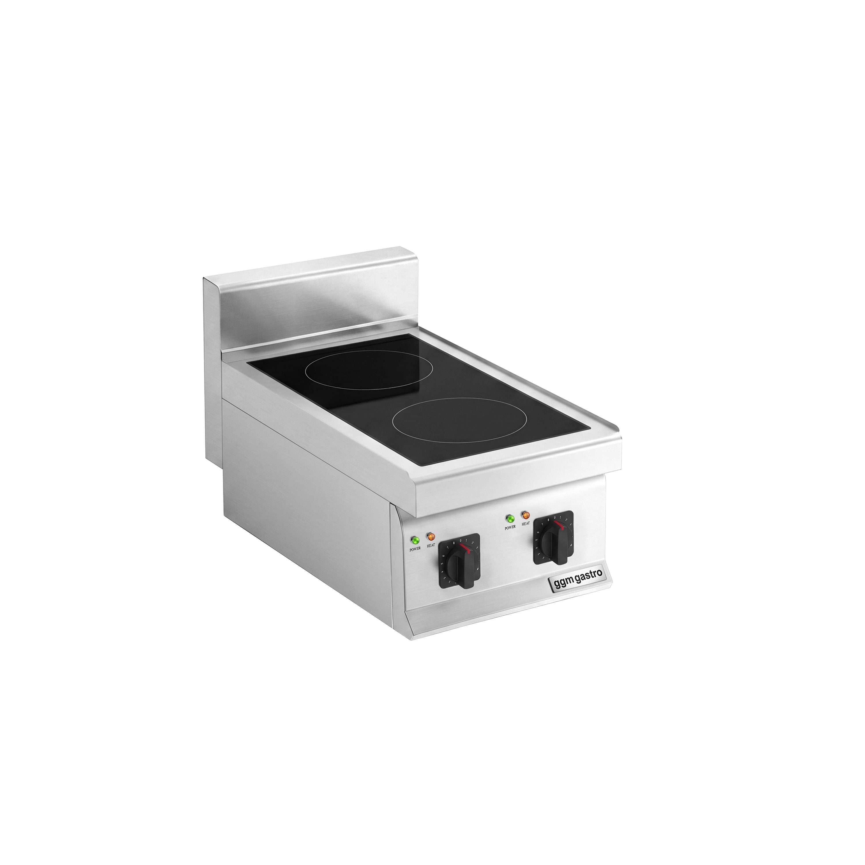 Cocina de inducción sobremesa 2 zonas 7 kW GGM Gastro IDHK474