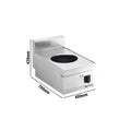 Wok de inducción profesional 3,5 kW cuba Ø 300 mm GGM Gastro IDWK474