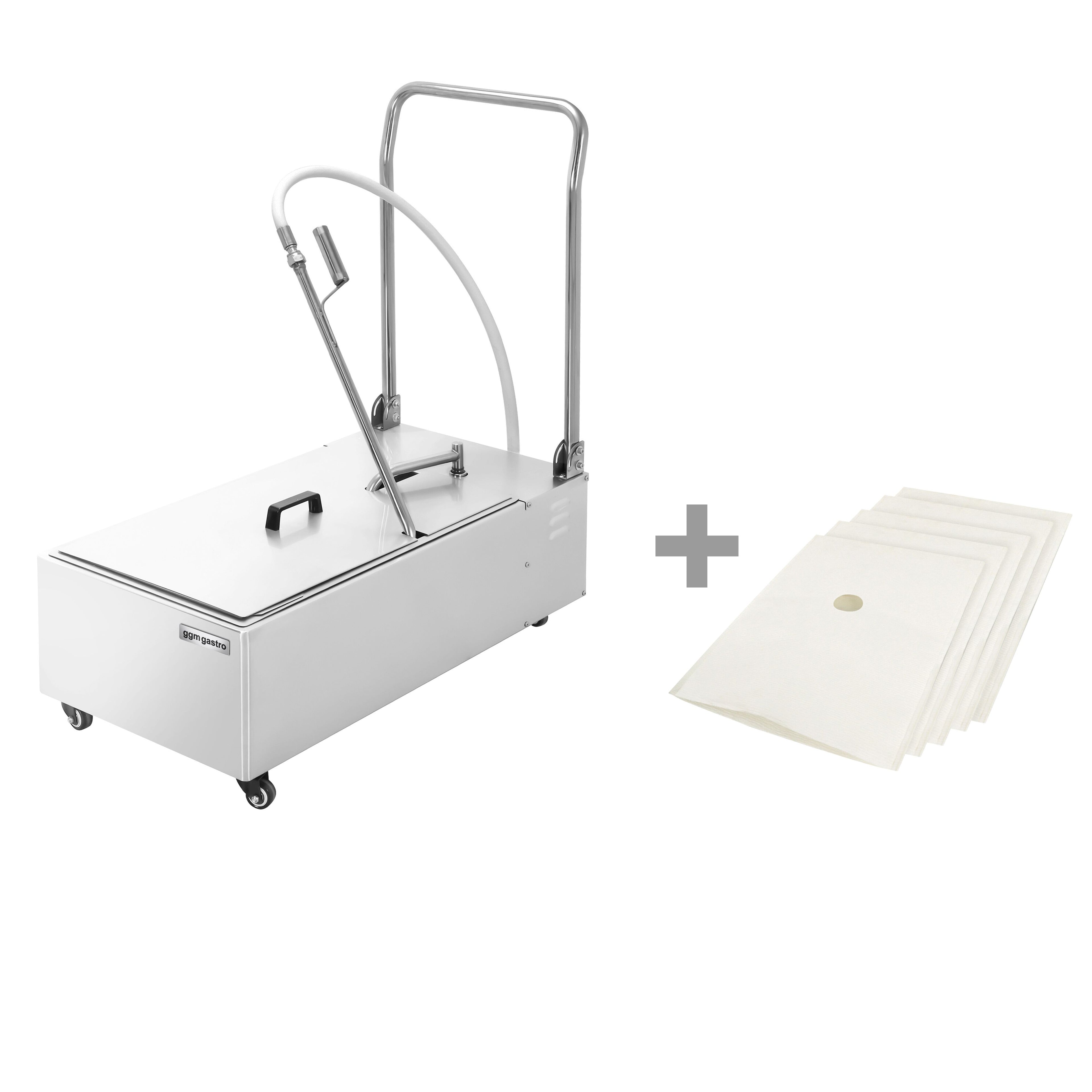 Filtradora de aceite para freidoras móvil 48 L 370 W GGM Gastro OFM1