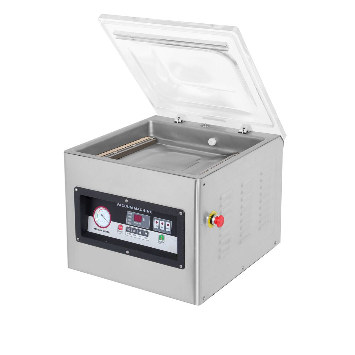 Envasadora al vacío de campana bomba 20 m³/h barra 390 mm GGM Gastro VMKH-400Z