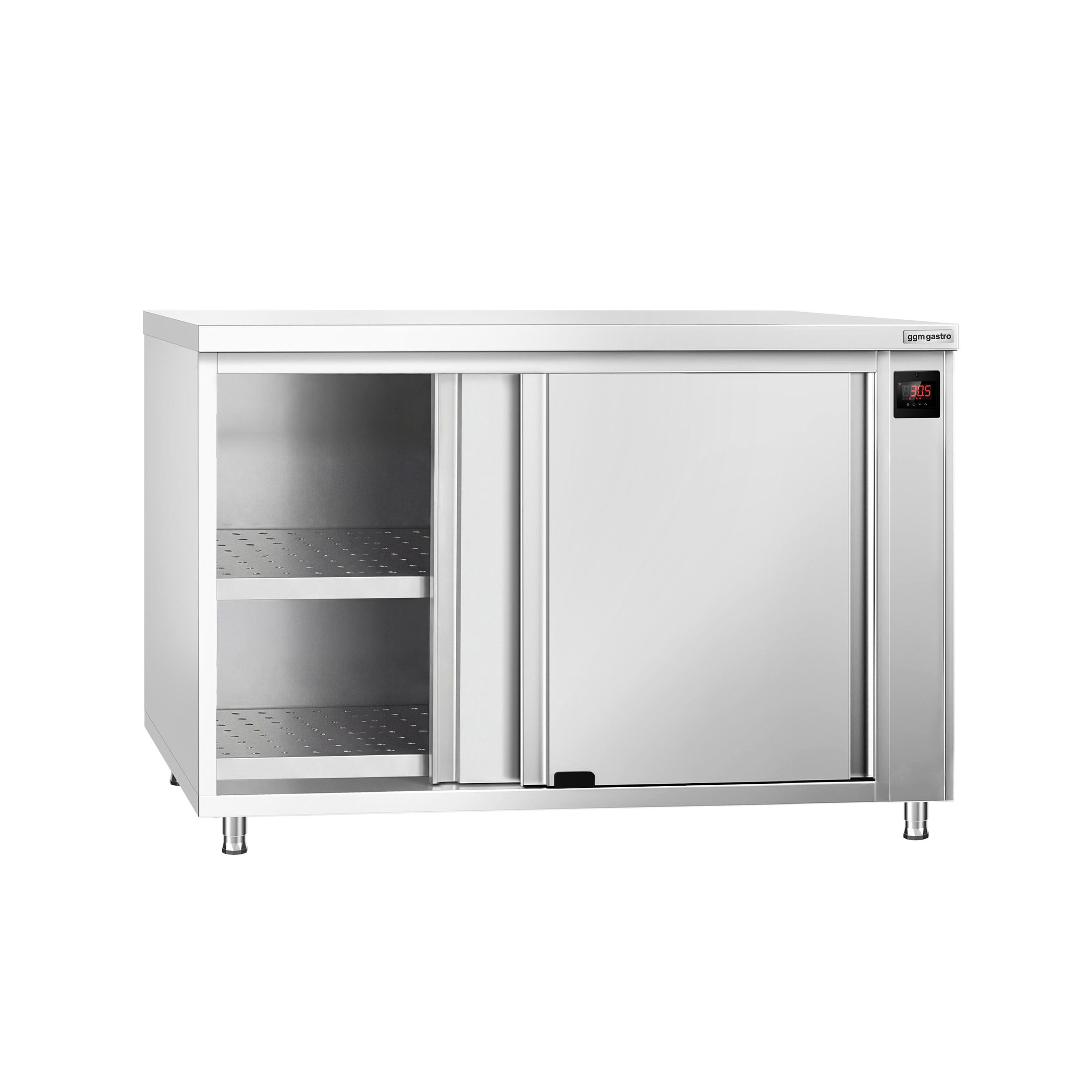 Armario caliente profesional 1,5 kW 1 estante 1000x600x870 mm GGM Gastro WSK106