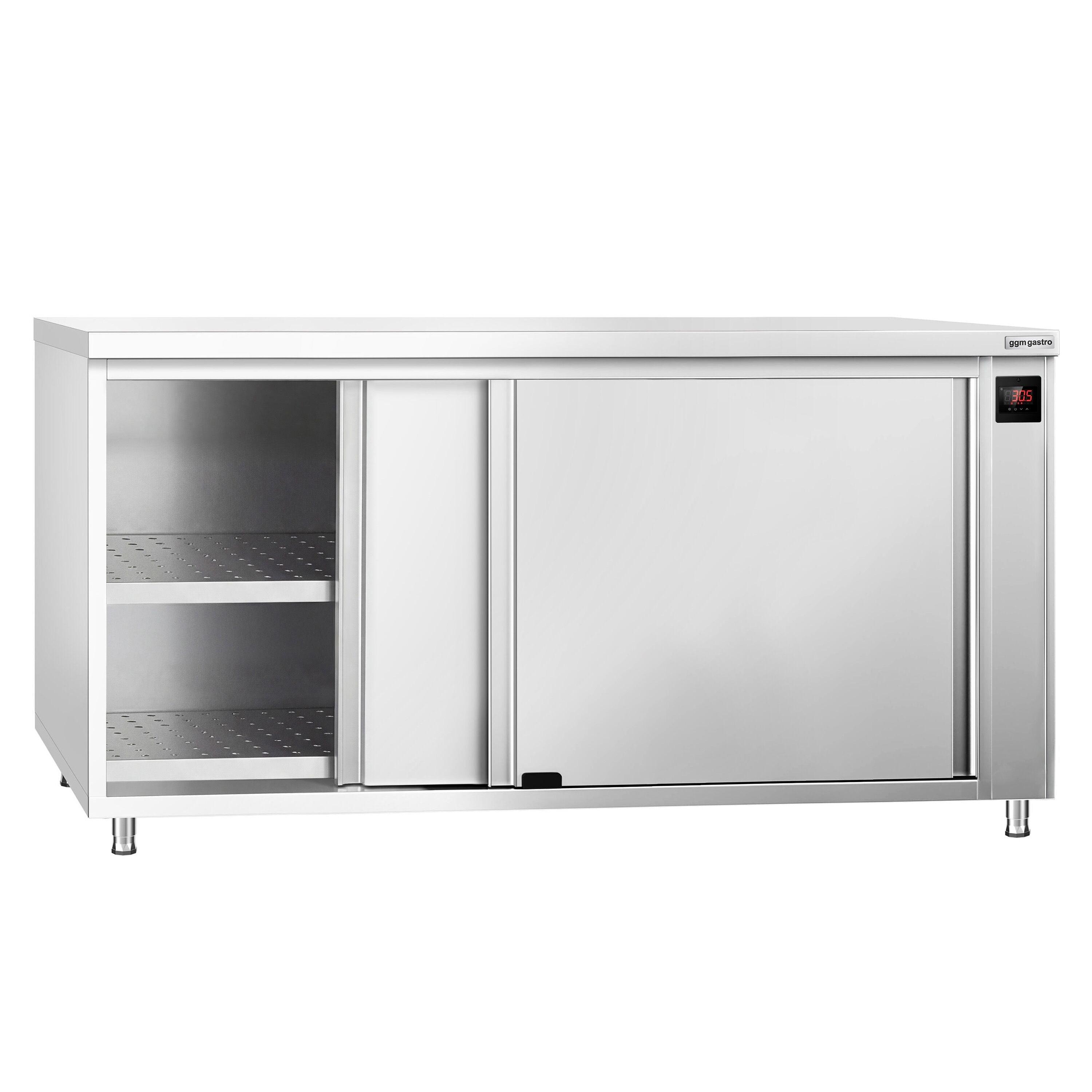 Armario caliente profesional 2 kW 1 estante 2000x700x870 mm GGM Gastro WSK207
